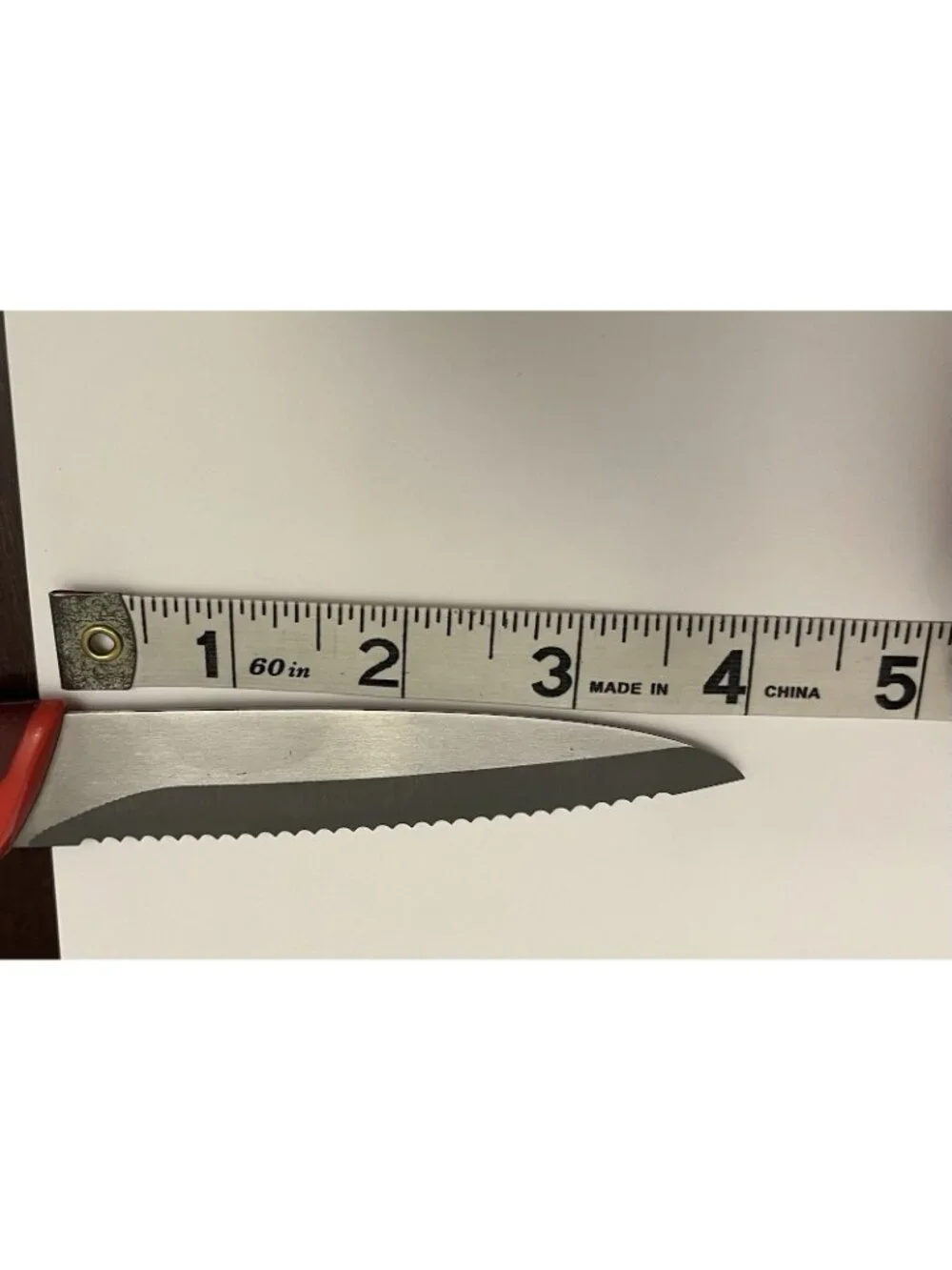 ZYLISS Serrated Paring Knife 4 Inch 10 cm Stainless Steel Blade Red With Sheath